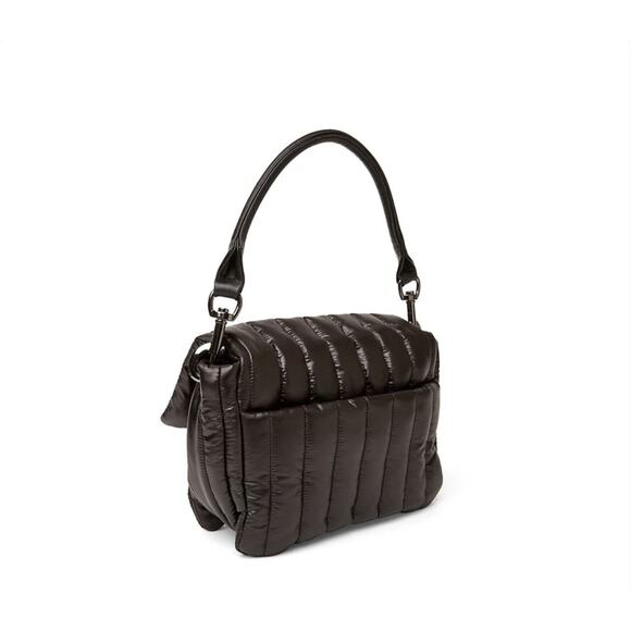 THINK ROYLAN Bar Bag In Shiny Black 3 Straps Versatile Whimsigoth Minimalist - Picture 4 of 11